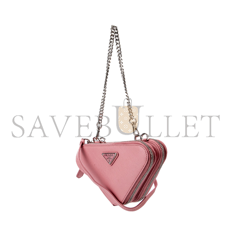 PRADA LEATHER PROMENADE MINI 1NR015 (15*10cm)